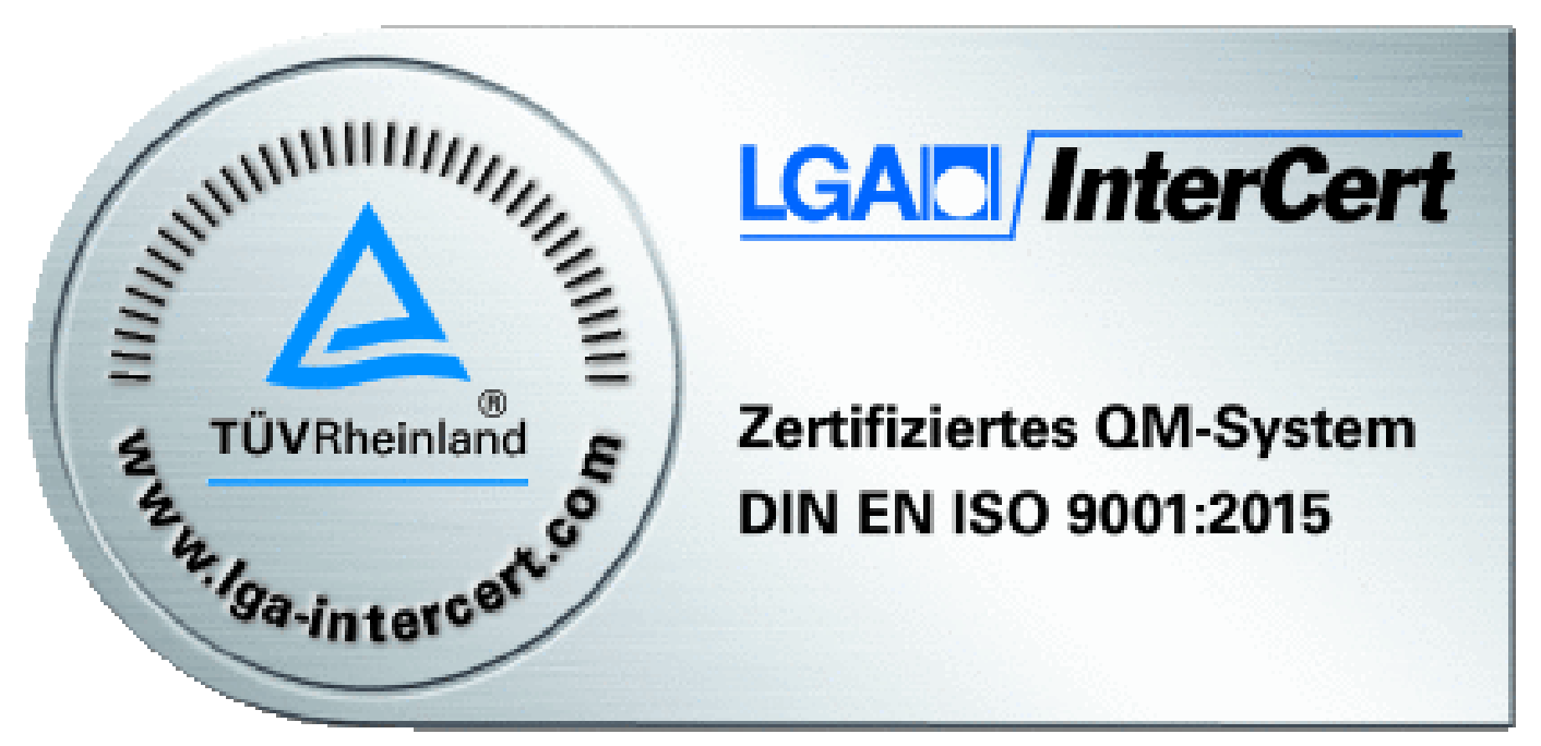 Zertifikat DIN ISO 9001