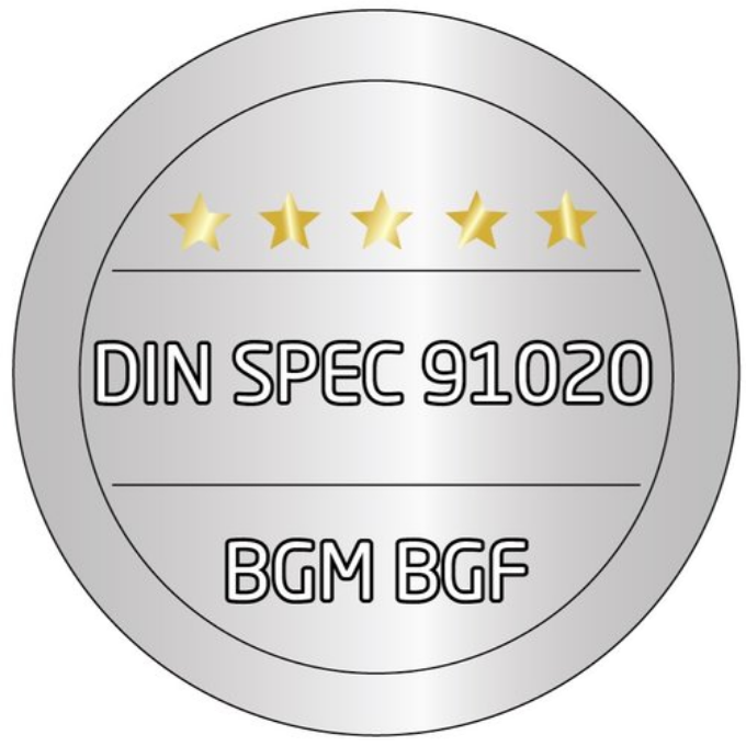 Zertifikat DIN SPEC 91020
